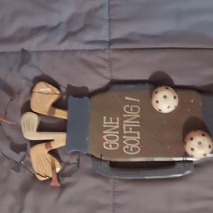 Gone Golfing Sign